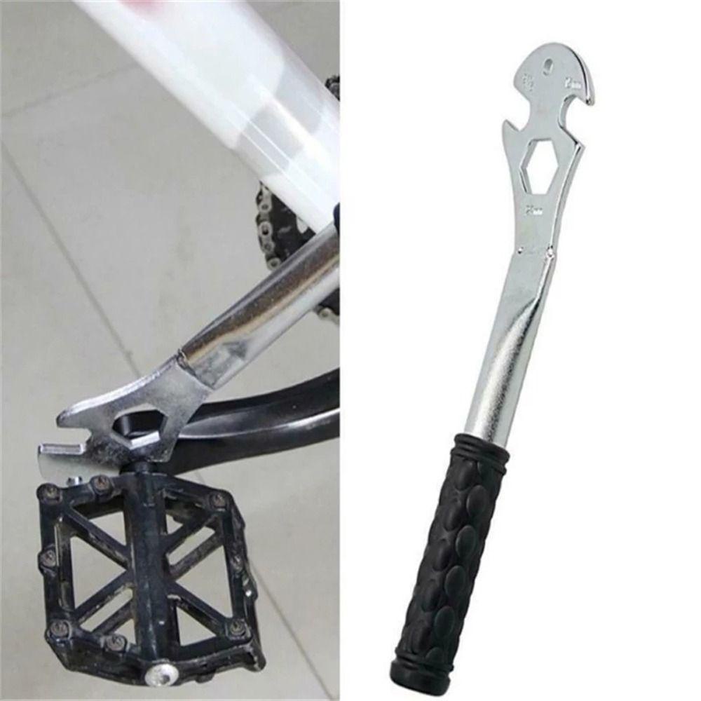 Lanfy Kunci Pas Pedal Sepeda Bagian Bersepeda Anti Selip15/24mm Pasang Spanner