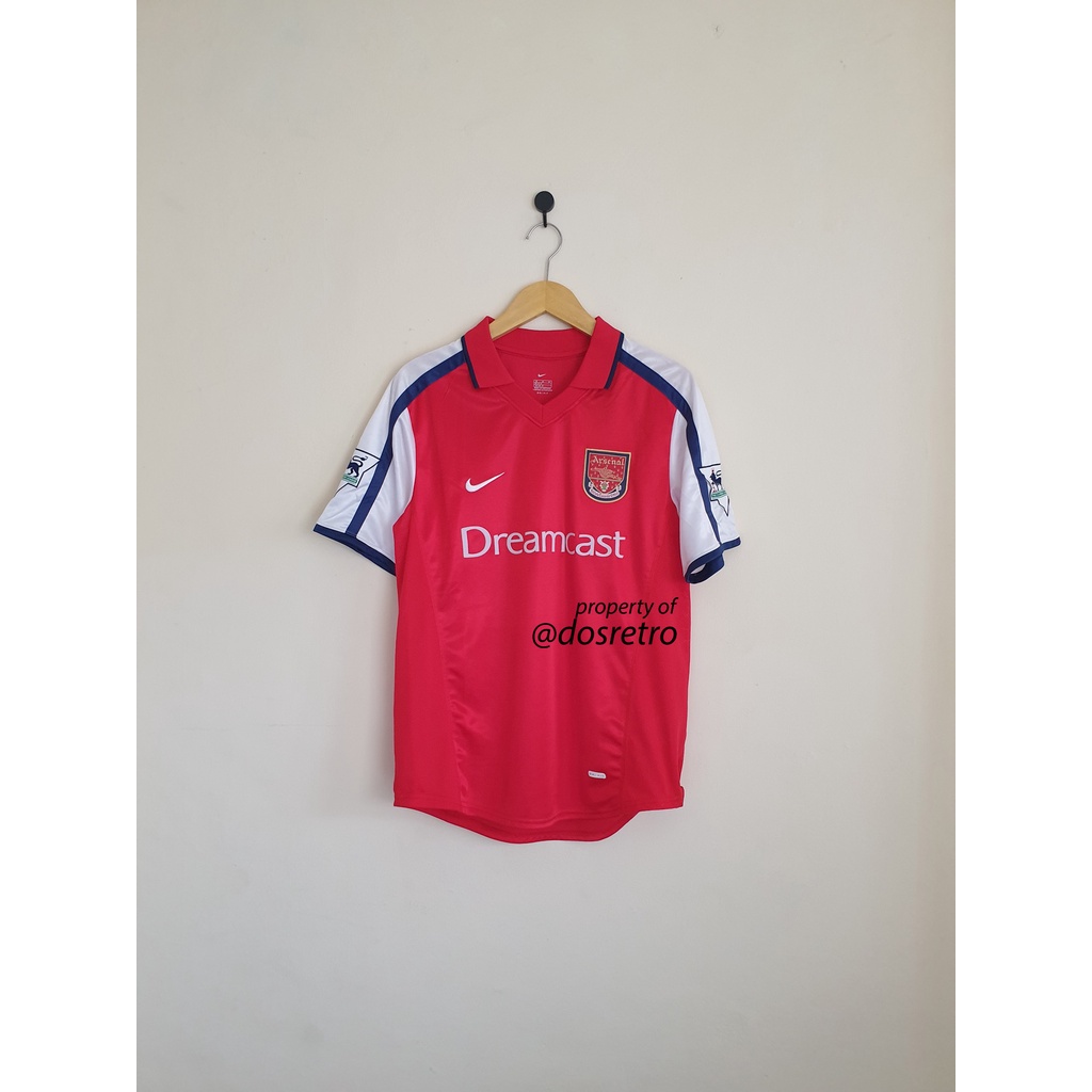 Jersey Retro Arsenal Home 2000 2001BERGKAMP