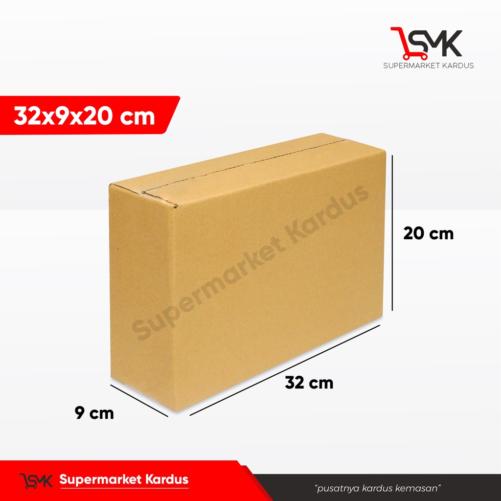 

Kardus 32x9x20 cm (Elmeira) KARTON/KARDUS/PACKING/NORMAL/AMDK