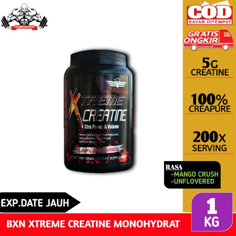 BXN Xtreme Creatine 1 kg 1000 gr Bxn creatine monohydrate powder