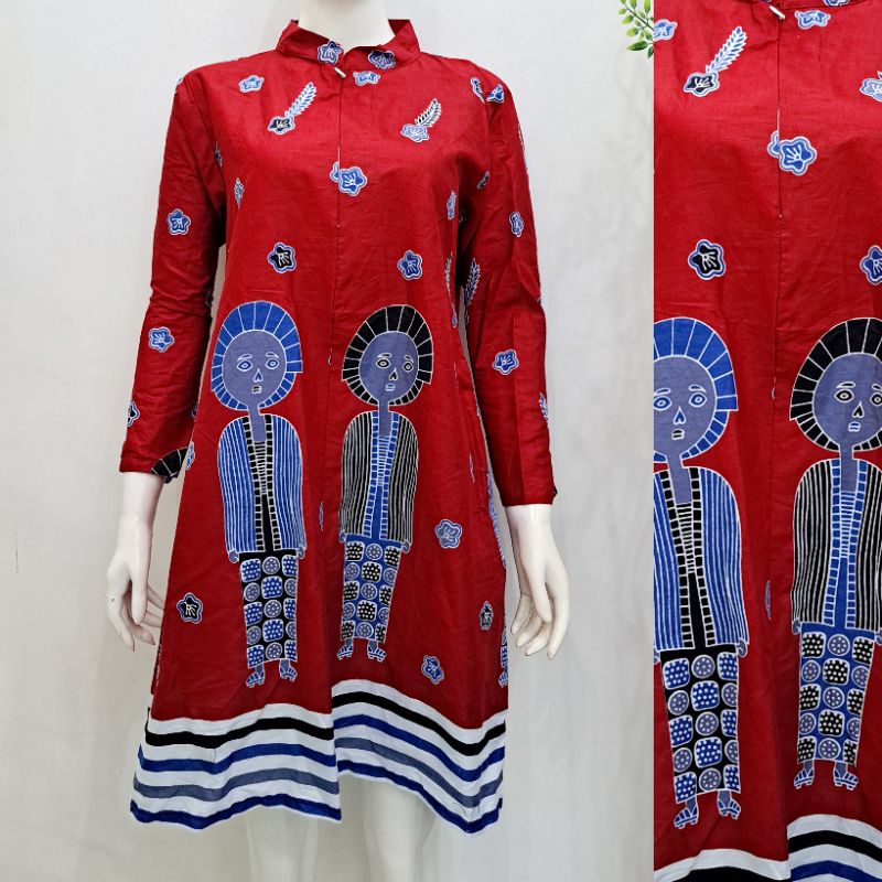 tunik batik bu tejo arisan - tunik batik kekinian - tunik batik terbaru - tunik batik modern