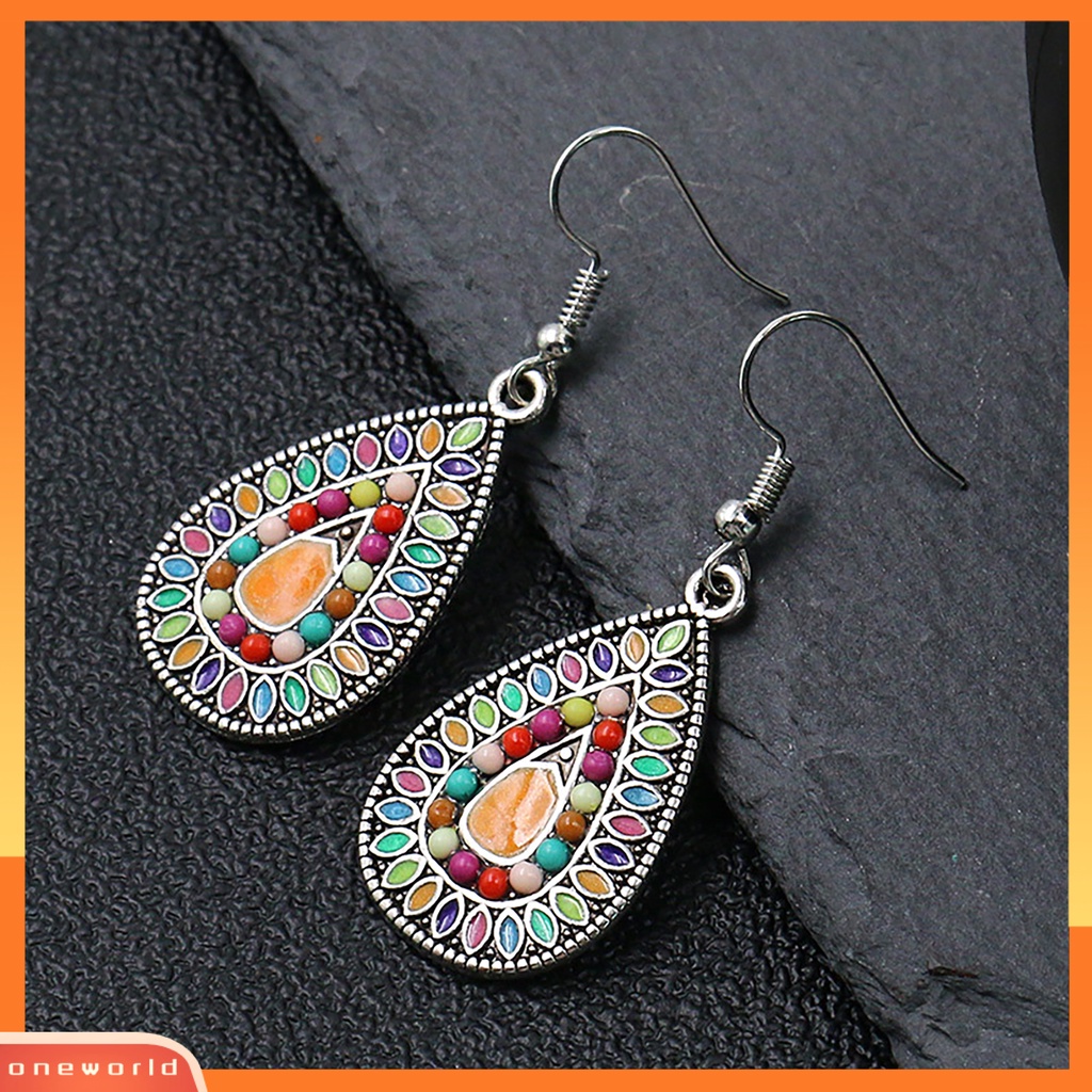 [WONE] Anting Retro Bohemian Vintage Ear Ring Juntai Eardrop Untuk Ruang Ganti