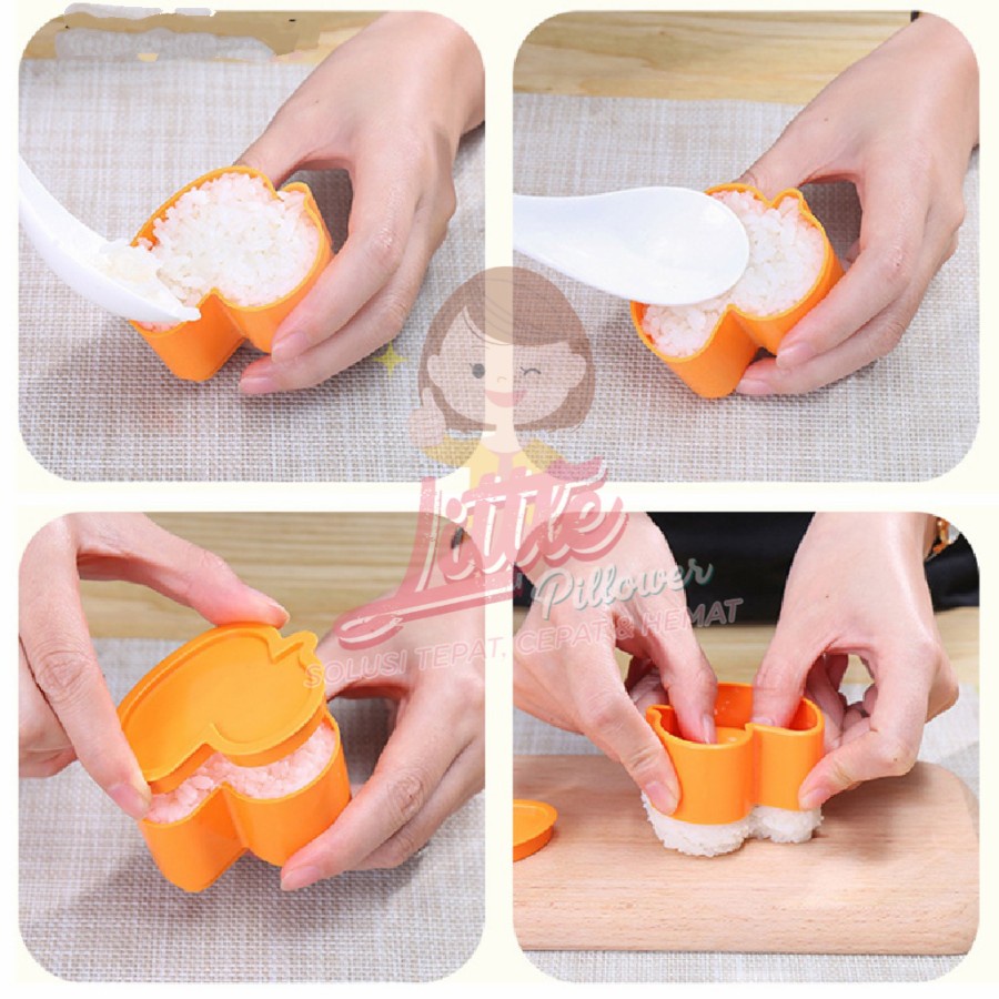Cetakan Bento Karakter Bebek Duck - Rice Mold Bento Karakter Kartun