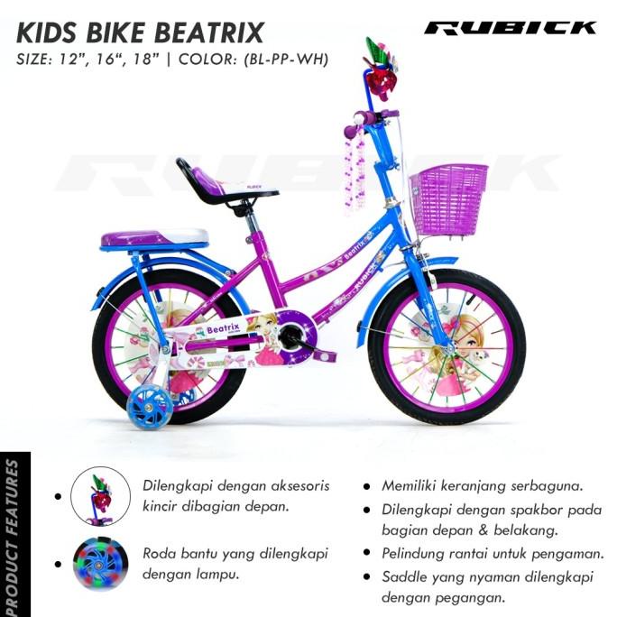 Sepeda Anak Rubick Beatrix #Original