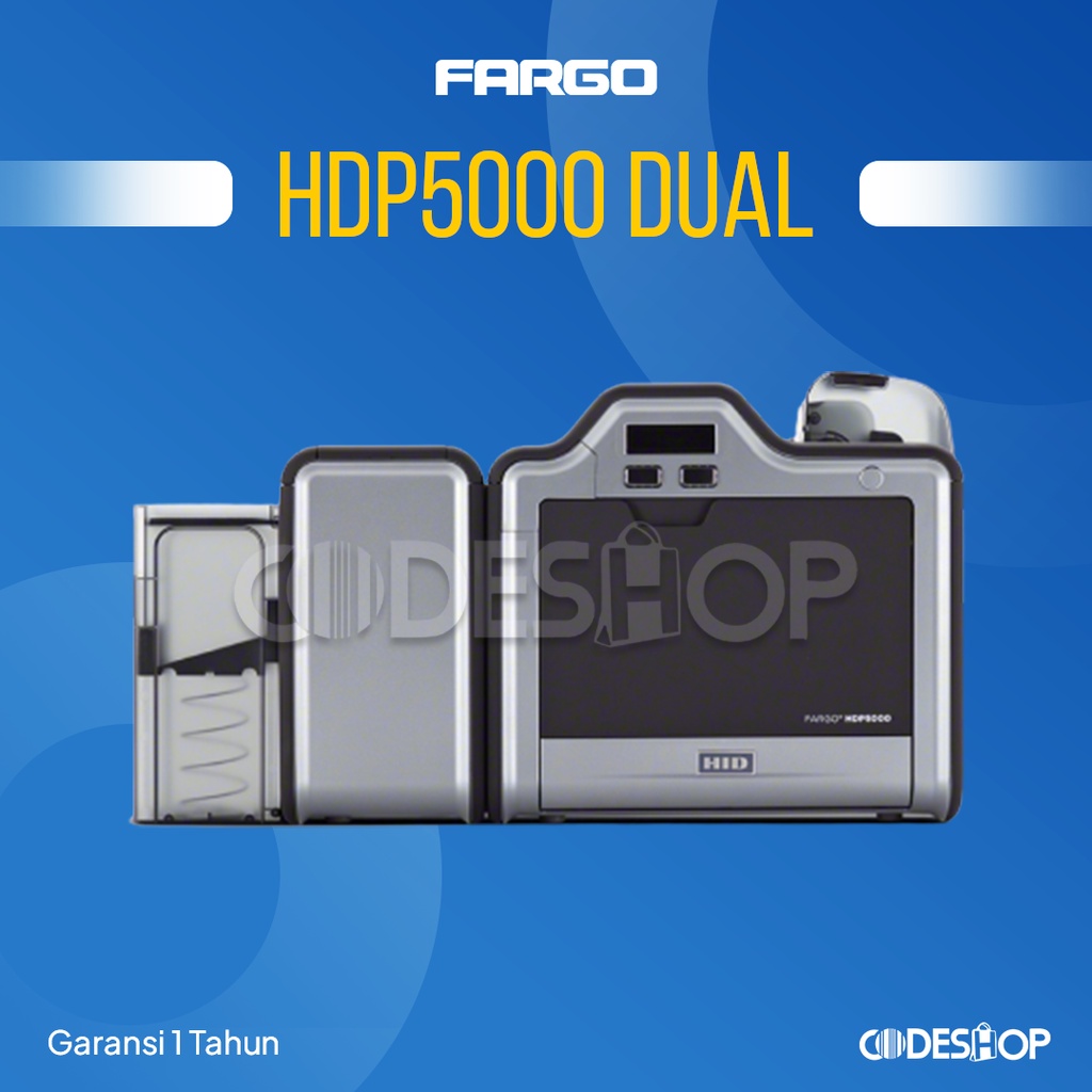 Fargo HDP 5000 ID Card Printer Dual Side Cetak Kartu