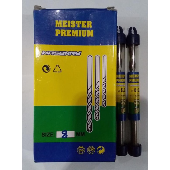 Mata Bor Beton 8mm MEISTER PREMIUM harif11 Kualitas Baik