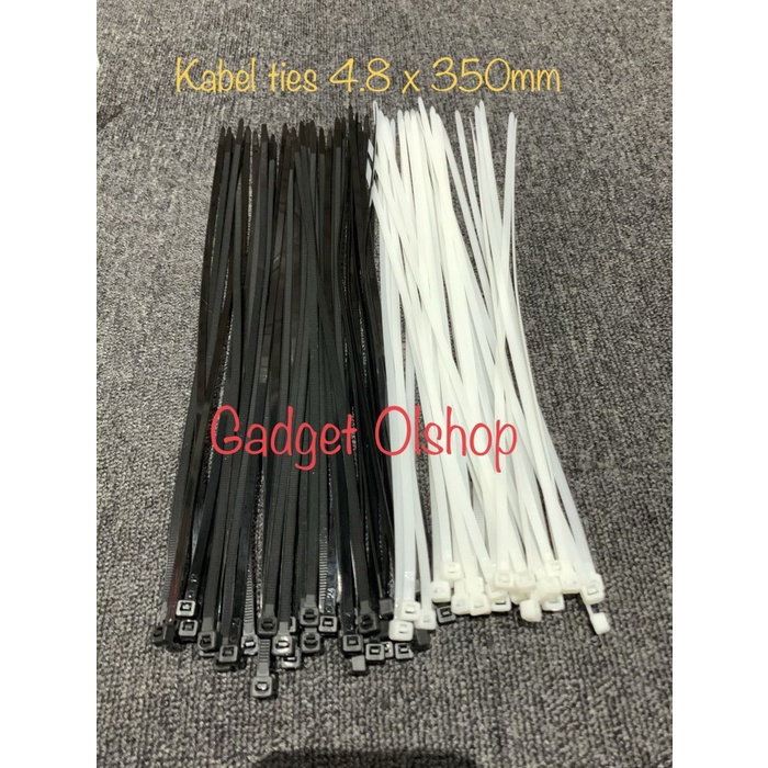 

CUCI GUDANG Kabel Ties 35cm - Kabel Ties 4.8x350mm - Kabel Ikat - Cable Tie - Tis Code 5151