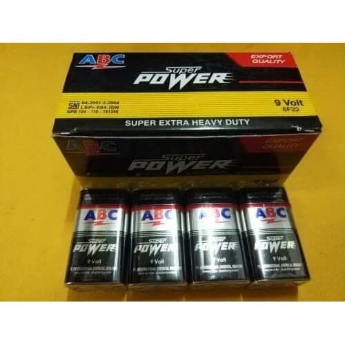 [Ready] Baterai Abc Super Power 9V Batre 9V Abc Super Power