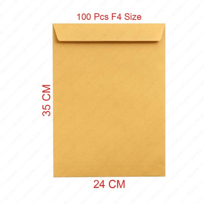 

✨NEW✨ - Amplop Seal Lem Folio F4 Cokelat isi 100 Tebal 80 Gr Coklat