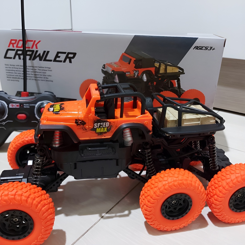 RC Rock Off Road 1:16 | Mainan Mobil Remote Control Besar Charger | Mainan Anak Laki Laki 3-4-5-6 Tahun Mobil Mobilan