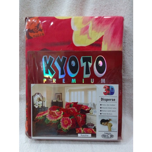 Sprei Kyoto Ukuran 180x200 / Sprei Kyoto Murah / Sprei Murah / Sprei Dewasa / Sprei Motif Bunga