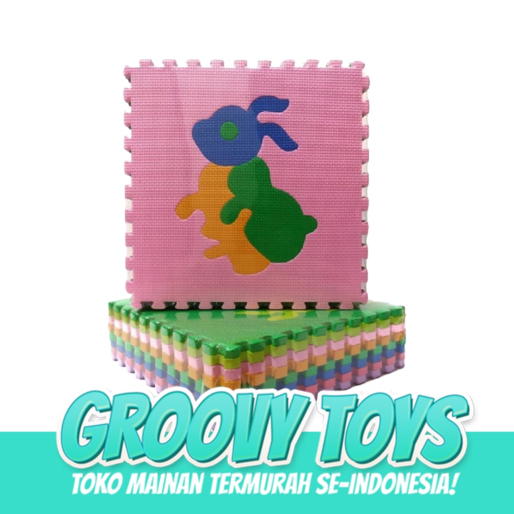 Matras Puzzle Lantai Hewan Darat - Eva Matt 008-973