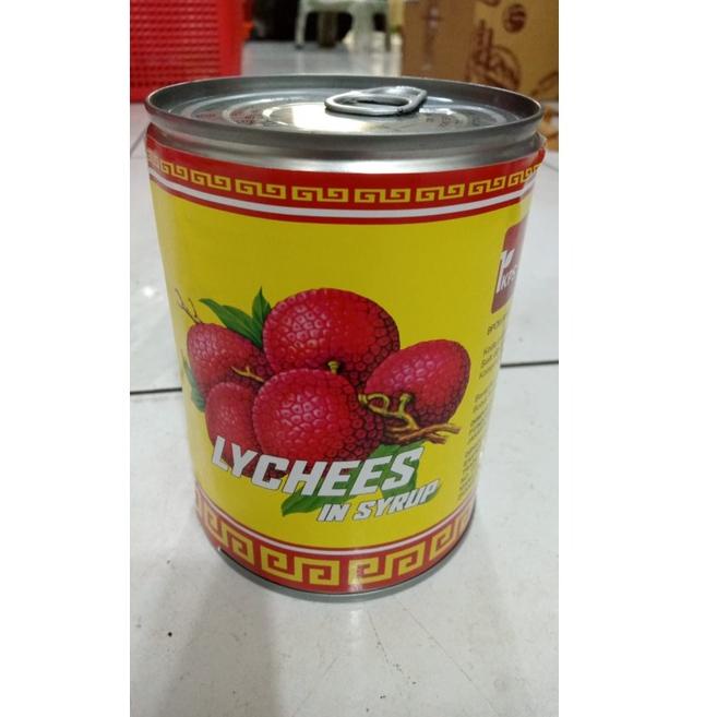 

(PROMO 7JF58) Buah Lychee Kaleng / Leci Kaleng / Lychee In Syrup IKPS Brand 567Gr ❊