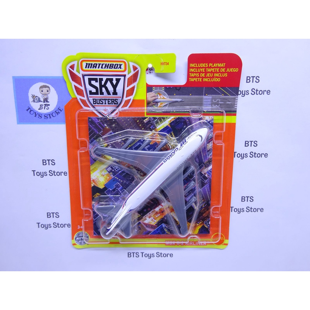 Matchbox Sky Busters MBX 6-2 Airliner Cargo Putih Pesawat
