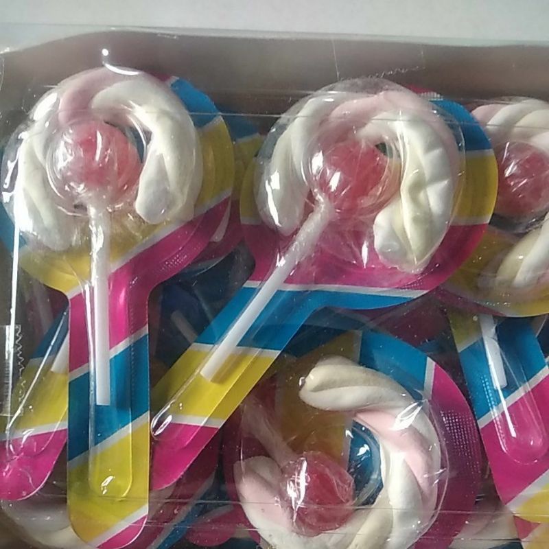 

permen marsmalow lolipop 30 pcs