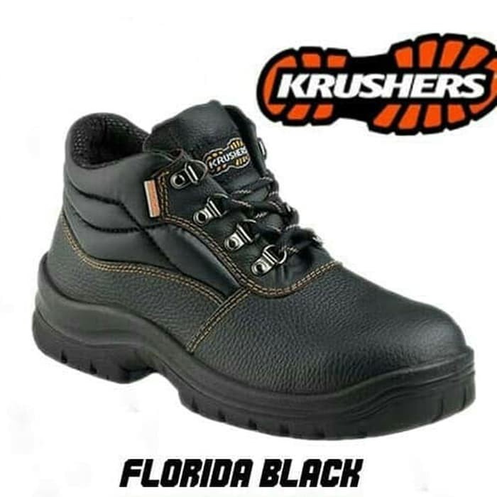 Sepatu Safety - KRUSHER FLORIDA Black-Brown