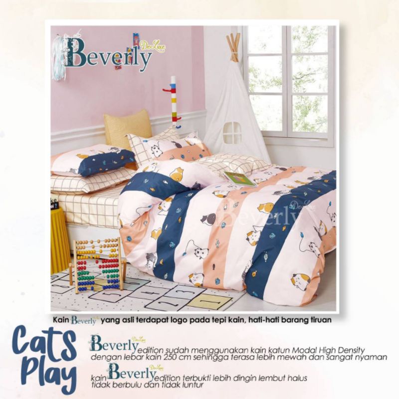 SPREI SET KATUN LOKAL MOTIF KUCING / SPREI COSTUM SIZE / PRODUSEN SPREI HOMEMADE / SPREI SINGLE SIZE