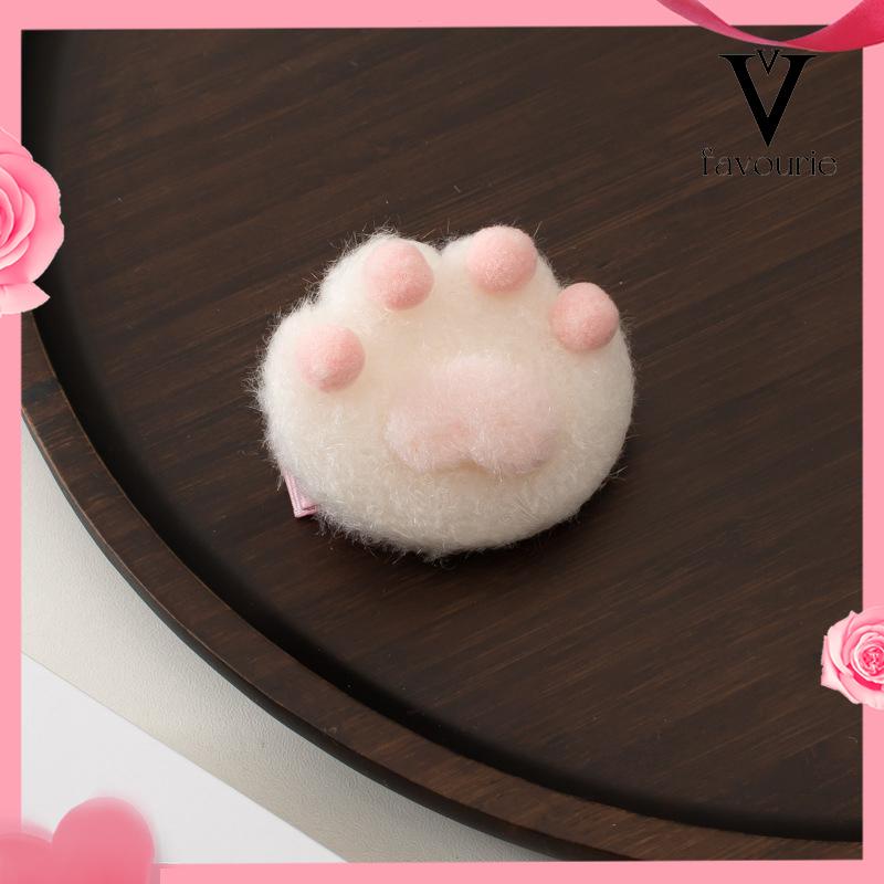 CODCODJepit Rambut Poni Hair Pin Karakter Cat Paw Tangan Kucing Lucu-FA-FA