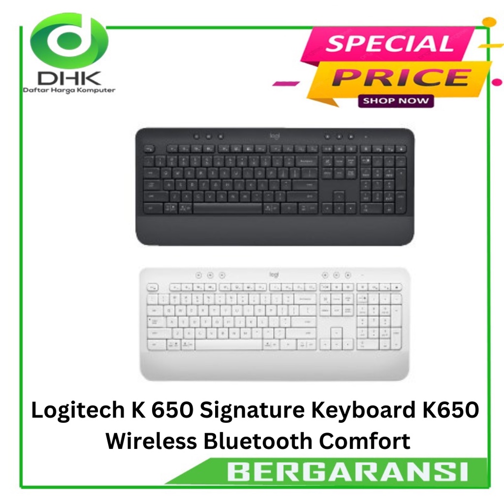 Logitech K 650 Signature Keyboard K650 Wireless Bluetooth Comfort