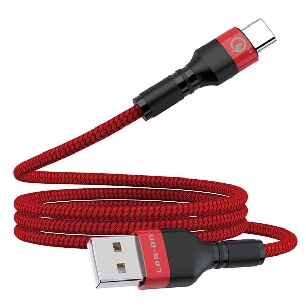 KABEL DATA CHARGER LOG ON TYPE-C 3A LO-CB69 / MAXIMUS FAST CHARGING CABLE DATA STORAGE