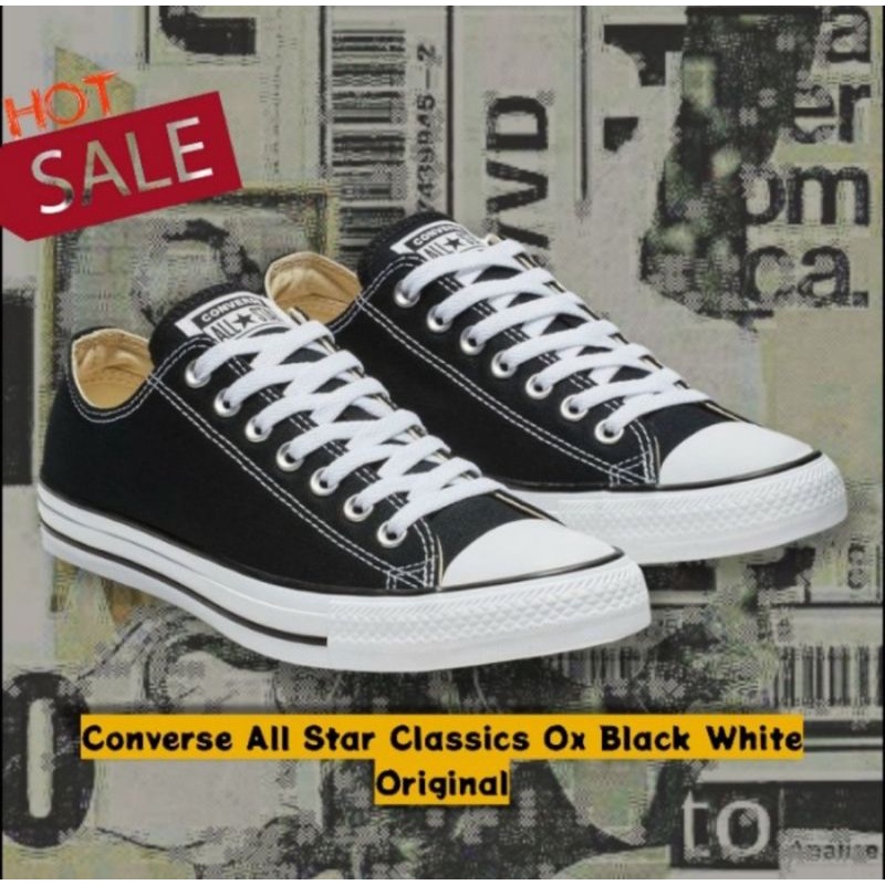 Sepatu Allstar Hitam putih Sepatu sekolah