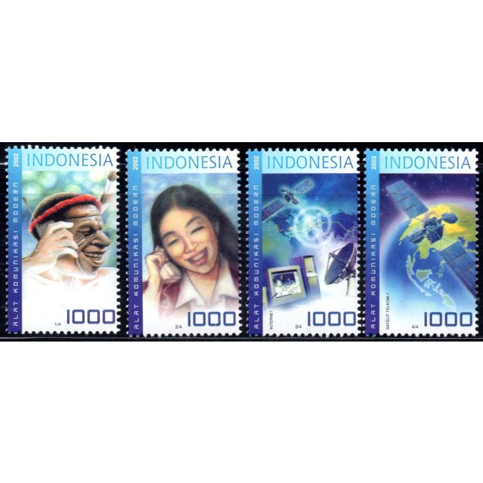 

✨NEW✨ - Prangko/Perangko INDONESIA 2002 I-608 ALAT KOMUNIKASI MODERN - MINT