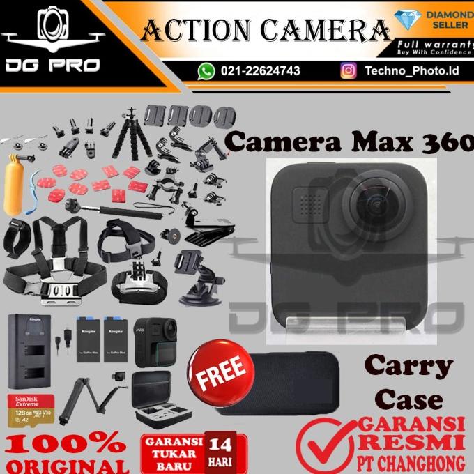 Gopro Max 360 Action Camera Garansi Resmi - Insta Kamera 360