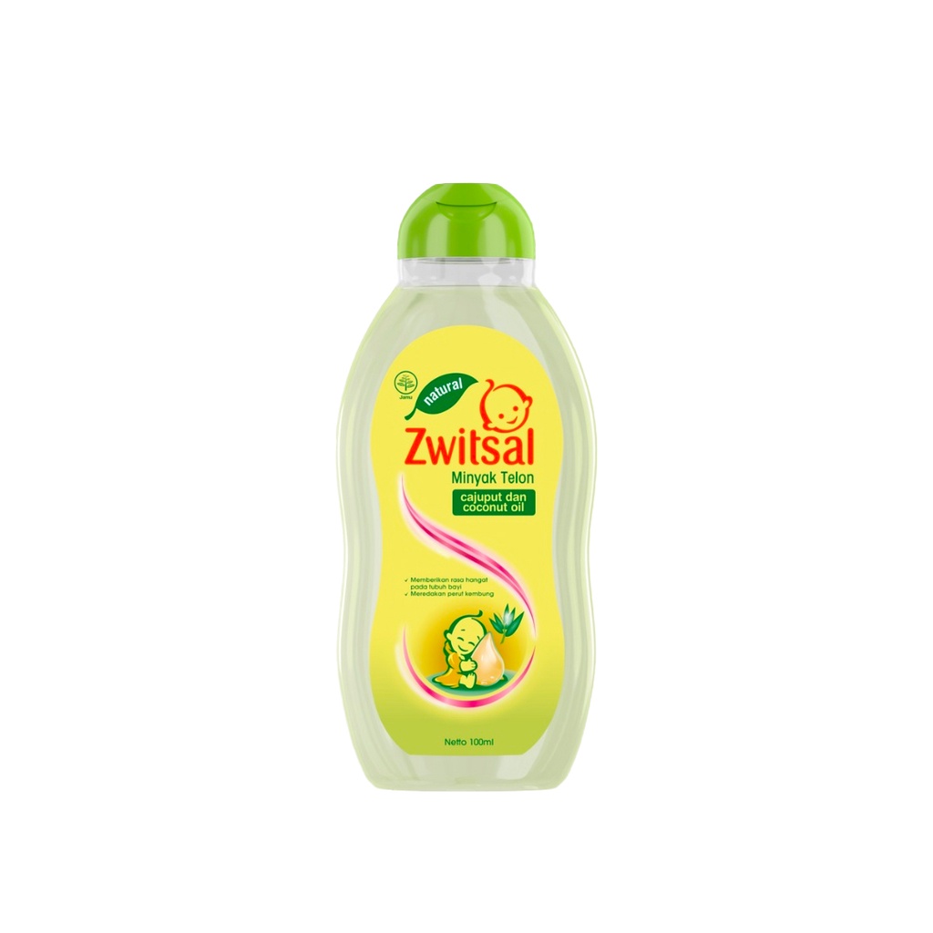 ★ BB ★ Zwitsal Baby Minyak Telon Natural Cajuput Coconut Oil 100 Ml - Baby Telon, Minyak Telon Baby