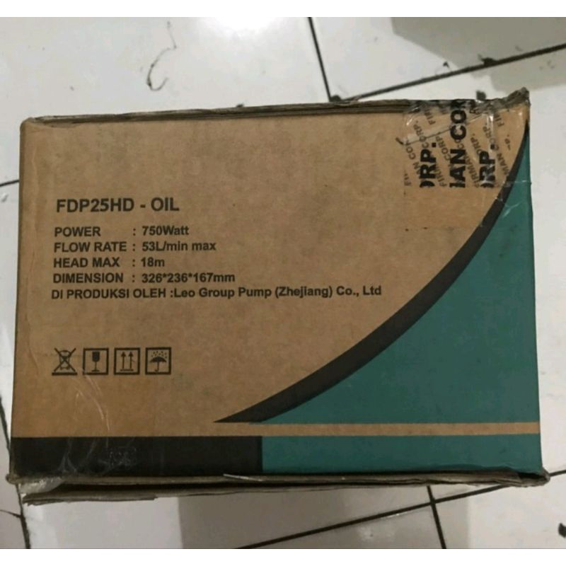 Pompa Cairan Kental Firman PDF-25 Pompa Solar Dan Oli