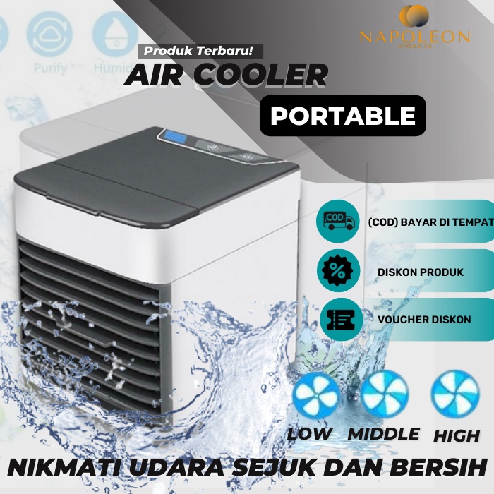 Kipas AC Mini Portable Arctic Air Ultra 2X Power Cooling Portabel  Pendingin Penyejuk Ruangan Jepang