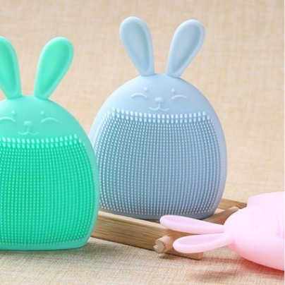 Nama - Spon Sikat Pembersih Wajah Silicone Rabbit