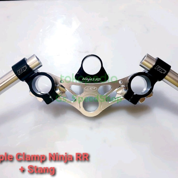 Triple Clamp Ninja 150 Rr Rc3 Berikut Stang Jepit Premium Ninja 150