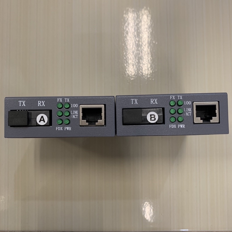 NetLink HTB-3100 Fiber Optical Media Converter 3100 A+B 25Km