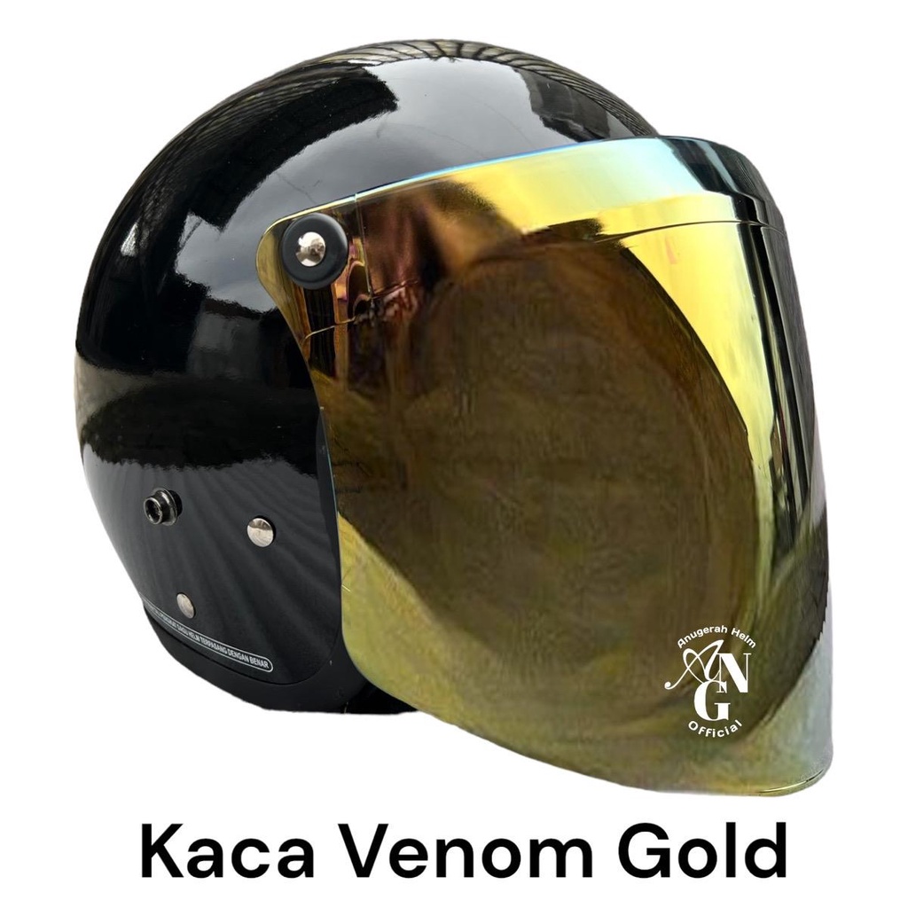 HELM BOGO POLOS KACA VENOM TERBARU