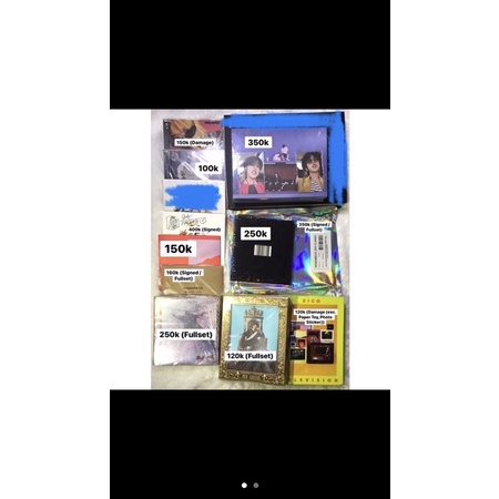 Various Albums of khh (Trade L, Penomeco, OLNL, Yugyeom)