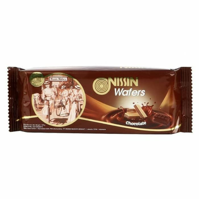 Jual Nissin Wafer Chocolate 125 Gr Wafer Cokelat Shopee Indonesia