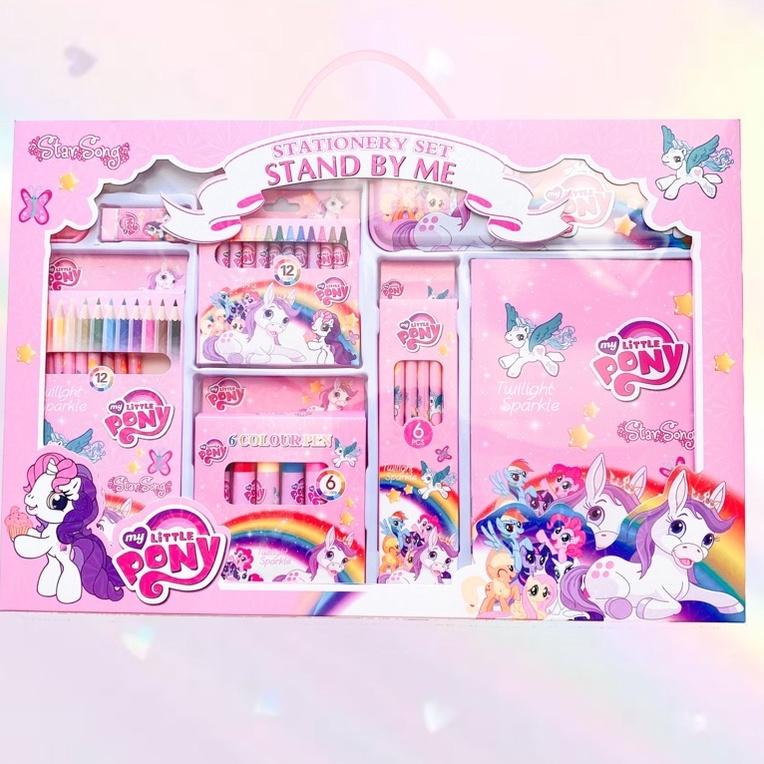 

(U-Q9Q-✪) Set alat gambar little pony super komplit terviral