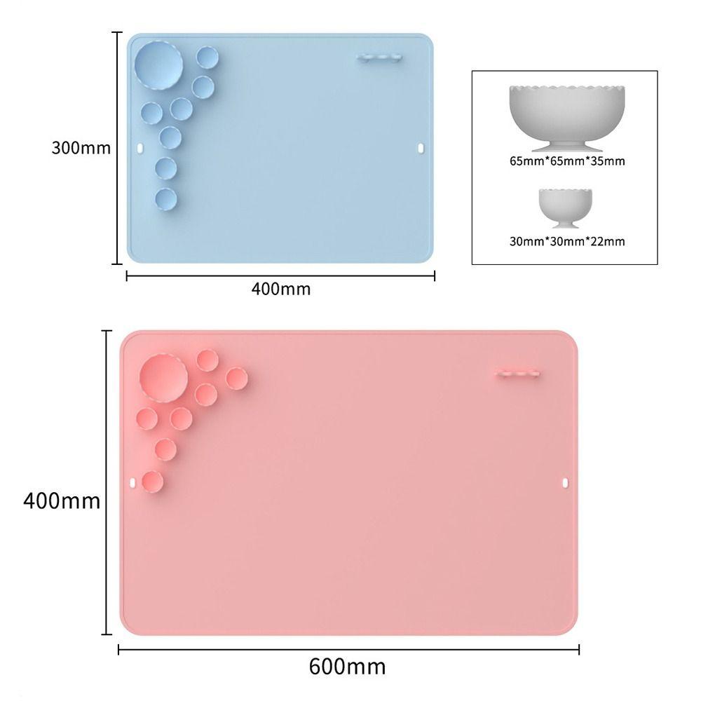 Preva Silicone Painting Mat Art Waterproof Creater Mat Matras Artis Blending Tinta Dengan Cangkir Air Dan Tempat Cat