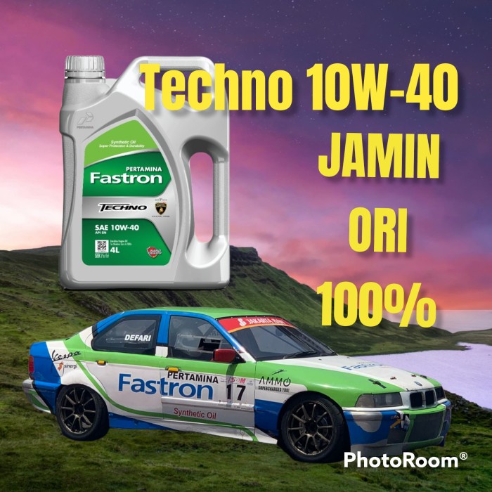 Oli mesin Fastron techno SAE 10W-40 4 liter