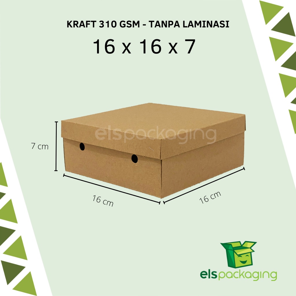 

Dus Kraft tutup Badan Pisah Dus Snack Hajatan Bakery Cake Dus Roti Dus Molen Onde- Onde Dus Pengajian Dus Murah Dus Acara Dus 16x16x7