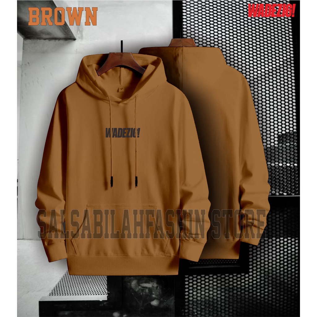 TERMURAH !! COD Jaket Sweater Hoodie Pria Distro wadezigOriginal Big Size Jumbo M - L-XL-XXL