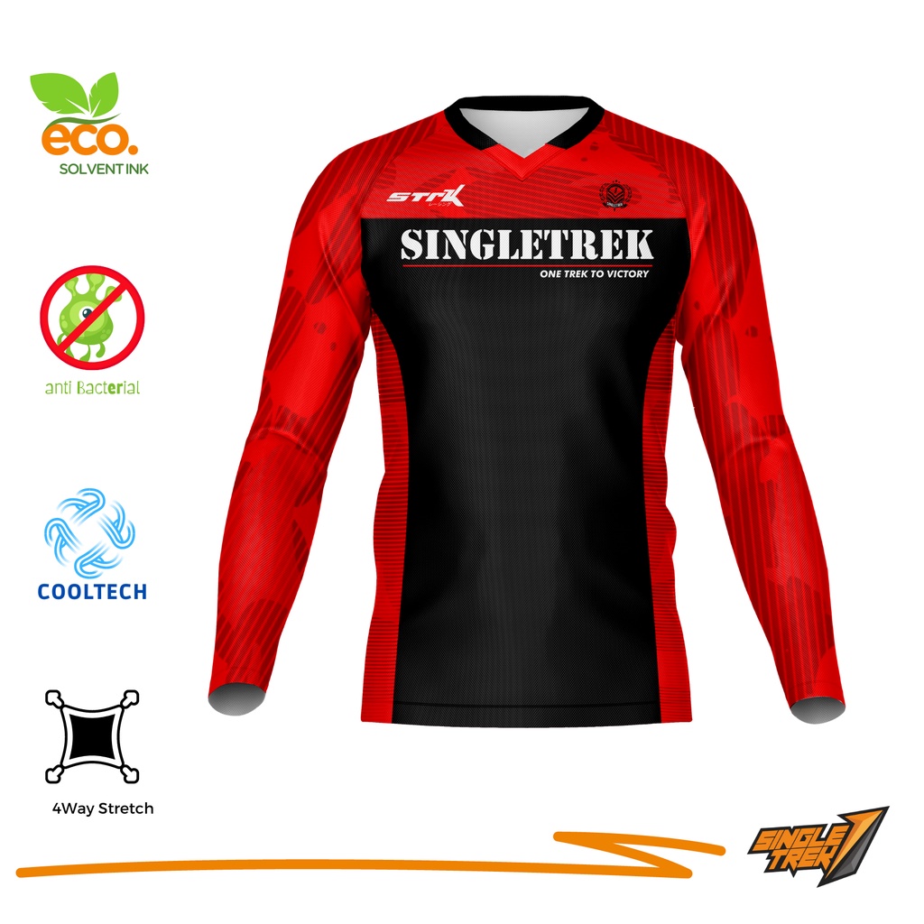 Jersey Sepeda Singletrek1 Cooltech ORI adem Premium Long JSP E2