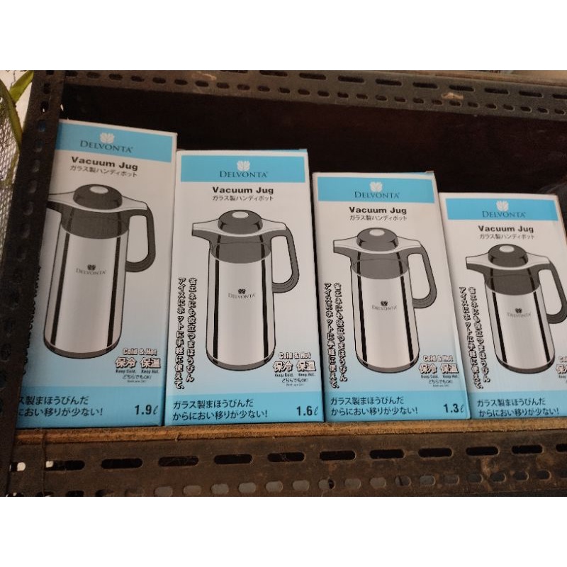 TERMOS DELVONTA VACUUM JUG TERMOS AIR PANAS 1 LITER