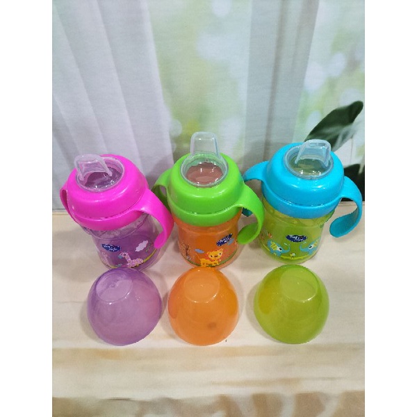 Botol Susu Wide Neck Nipple Model Dukbill Lembut/Training Cup Soft Spout BPA Free 125 Ml 4oz AP005