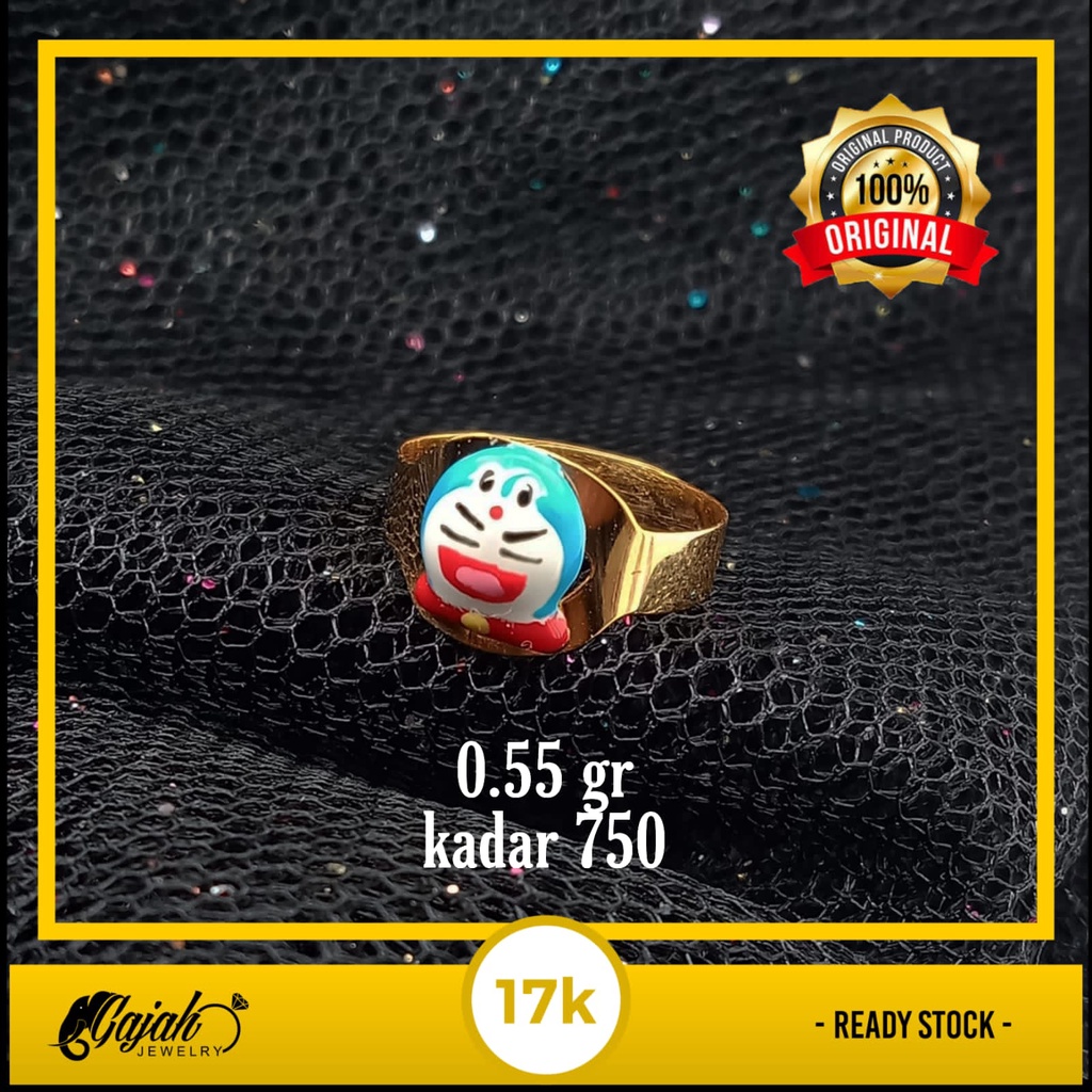 Cincin anak emas 17k - 0.55 gr kadar 750 - 4060