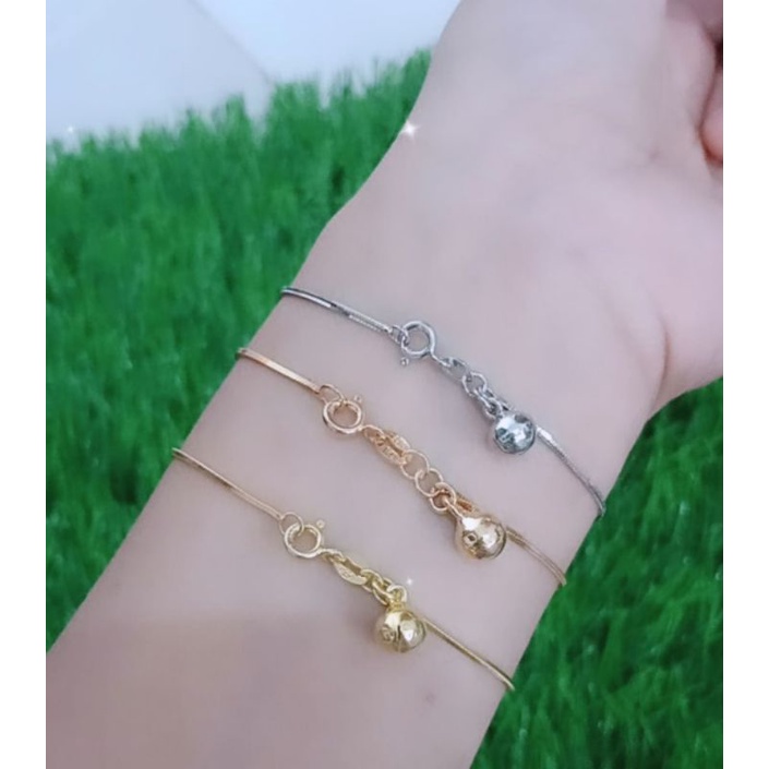 gelang perak asli lapis emas/gelang tangan kasandra 1bel 1love ukir/gelang tangan asli silver 925/gelang tangan fashion wanita