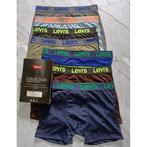 PROMO 3 PCS CELANA DALAM BOXER PRIA / BOXER PRIA LEFISS