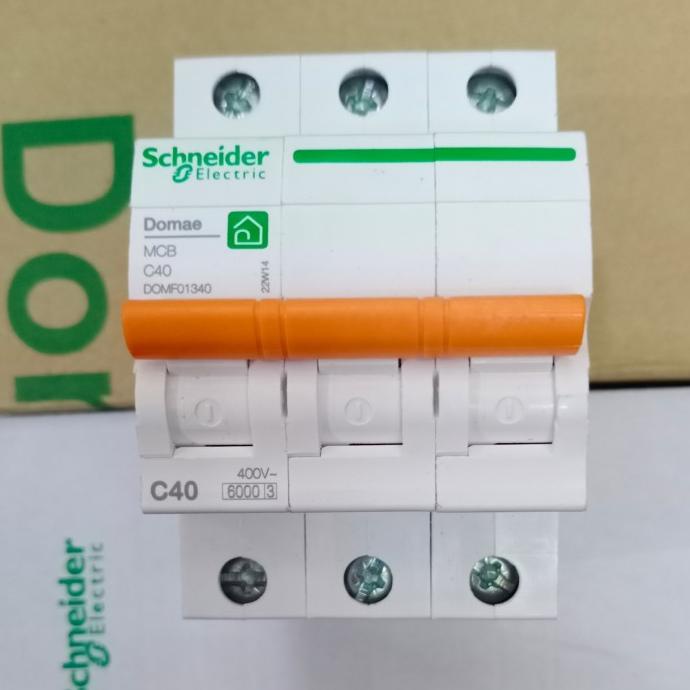 Jual Mcb Schneider Domae Origynal Tiga Phasa Ampere Va Shopee