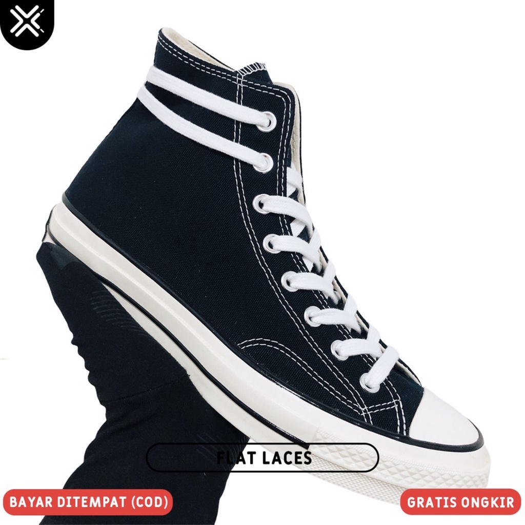 TALI SEPATU CONVERSE 70S F.O.G STYLE (FLAT LACES) | PREMIUM SHOELACES