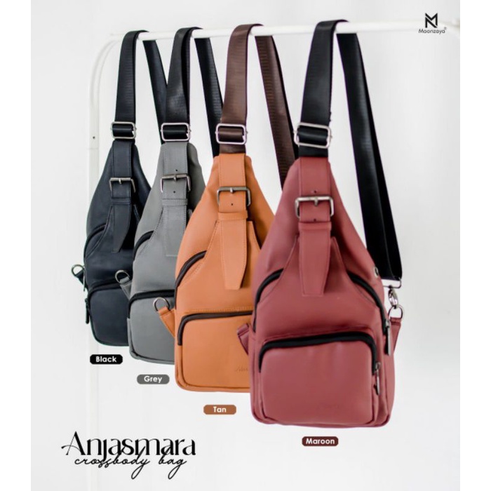 MOONZAYA tas selempang waist bag pria Anjasmara